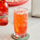 IBC Cherry Limeade Soda 12 fl. oz. Glass Bottle - 24/Case
