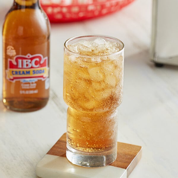 IBC Cream Soda 12 fl. oz. Glass Bottle - 24/Case