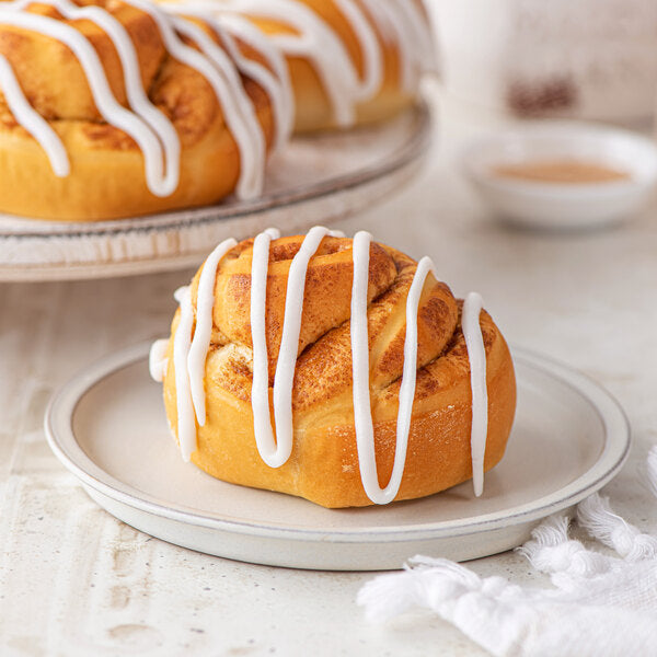 Rich's Traditional Proof & Bake Cinnamon Roll Dough 2.25 oz. - 120/Case
