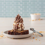 Rich's ON TOP 16 oz. Non-Dairy Whipped Chocolate Dessert Topping - 6/Case