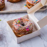 Rich's 3 oz. Ready-to-Finish Jumbo Plain Cake Donut - 100/Case