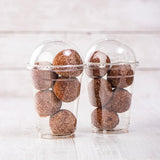 Rich's 1.31 oz. Ready-to-Finish Jumbo French Toast Filled Donut Bite - 220/Case