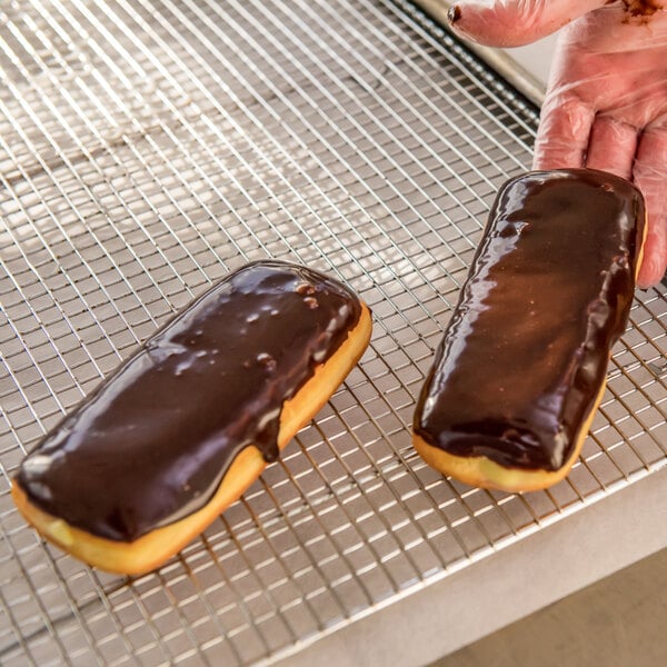 Rich's Chocolate Heat 'n Ice Donut & Roll Icing - 12 lb. Pail