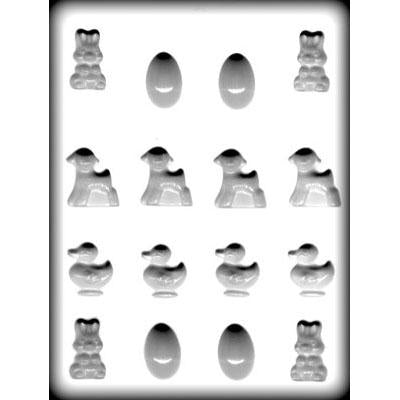 Easter Assortment Hard Candy Mold (8H-2114)*