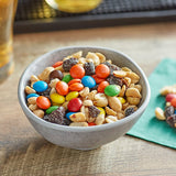 Trail Mix with Peanuts, Raisins, and M&M's® Milk Chocolate Candies 5 lb. - 4/Case
