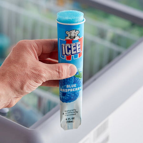 ICEE Blue Raspberry Freeze Tube 4 fl. oz. - 24/Case
