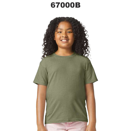 Gildan® Softstyle Youth CVC Crewneck Short Sleeve T-Shirt