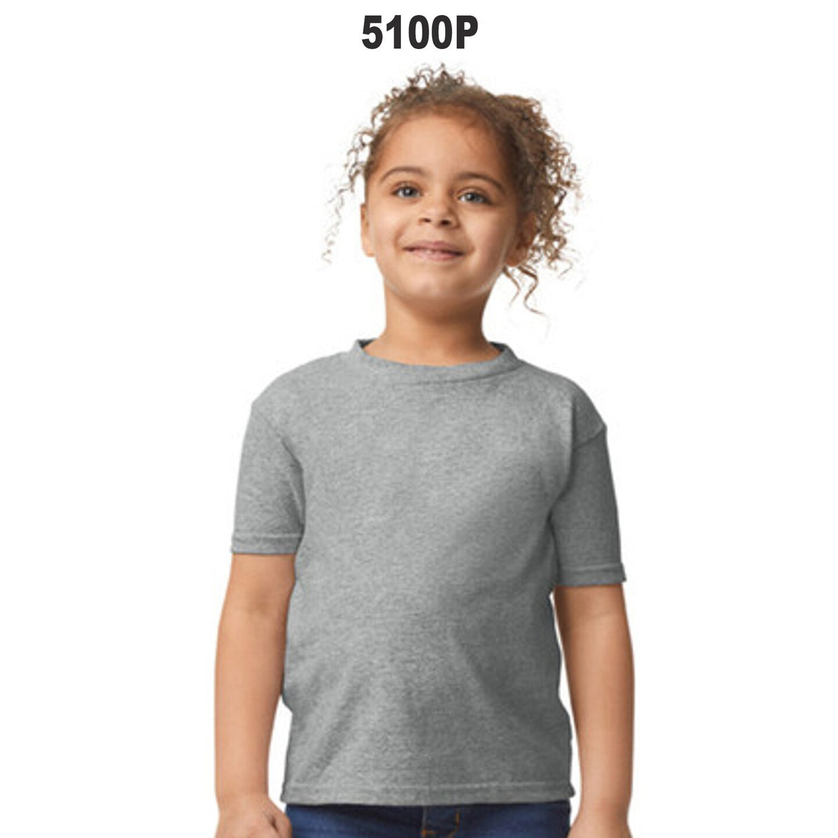 24 Pack : Gildan® Heavy Cotton Toddler Crewneck Short Sleeve T-Shirt