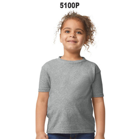 24 Pack : Gildan® Heavy Cotton Toddler Crewneck Short Sleeve T-Shirt
