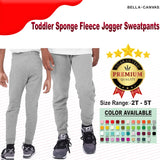BELLA + CANVAS® Toddler Sponge Fleece Jogger Sweatpants - 3727T