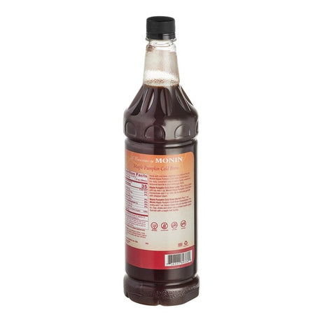 Monin Maple Pumpkin Cold Brew Coffee 7:1 Concentrate 1 Liter