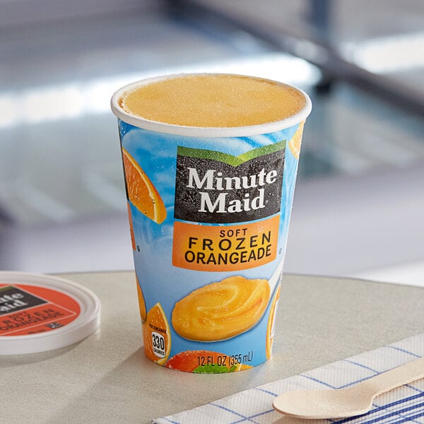 Minute Maid® Soft Frozen Orangeade Cup 12 oz. - 12/Case