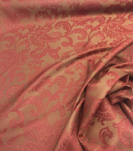 Robert Allen Londra Viscose Fabric - Pomegranate, 54" Width (1 Yard)