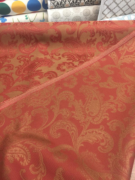 Robert Allen Londra Viscose Fabric - Pomegranate, 54" Width (1 Yard)
