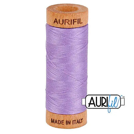 Cotton Thread 80wt Violet Aurifil Spool