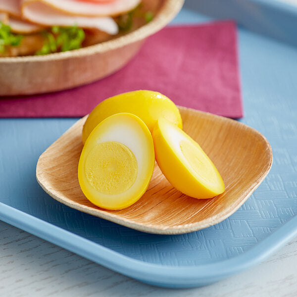 Martin's Quality Eggs PA Dutch Pickled Mustard Hard Cooked Eggs - 28/Case