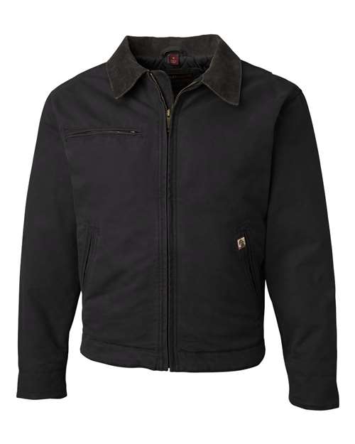 Unisex  Outlaw Boulder Cloth Jacket with Corduroy Collar