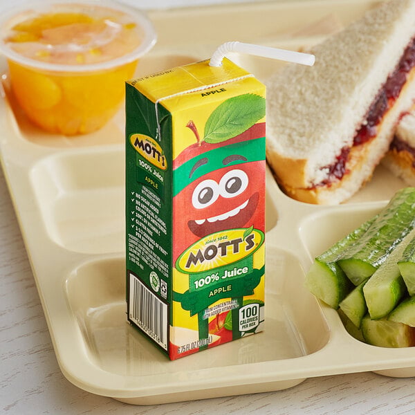 Mott's Apple Juice 6.75 fl. oz. Box - 32/Case