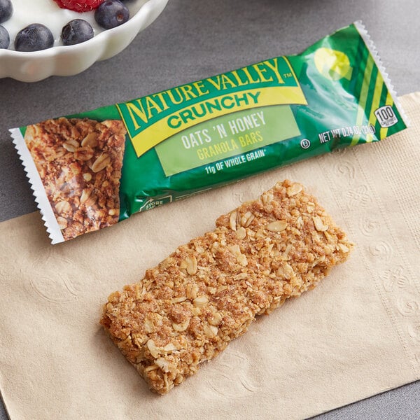Nature Valley Oats and Honey Crunchy Granola Bar 0.74 oz. - 144/Case
