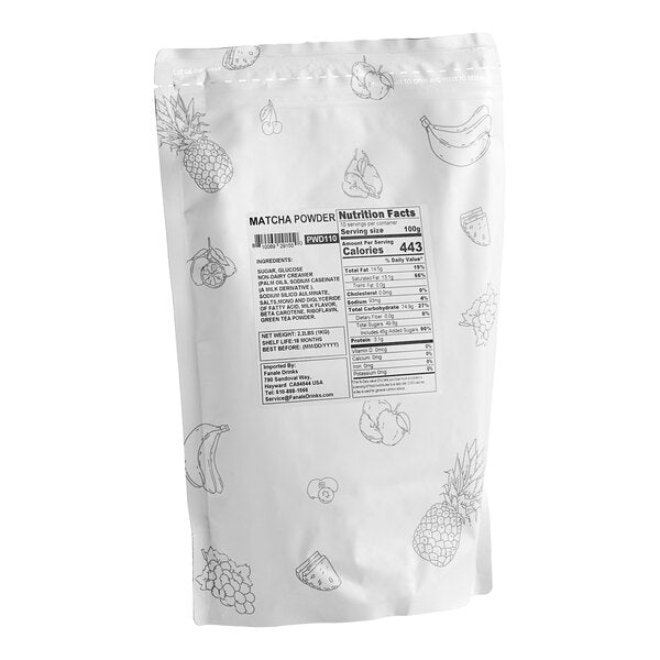 Fanale Matcha Green Tea Pure Powder Mix 2.2 lb.