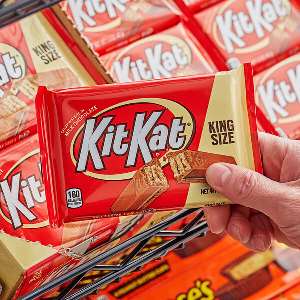 KIT KAT® King Size Milk Chocolate Bar 3 oz. - 24/Box