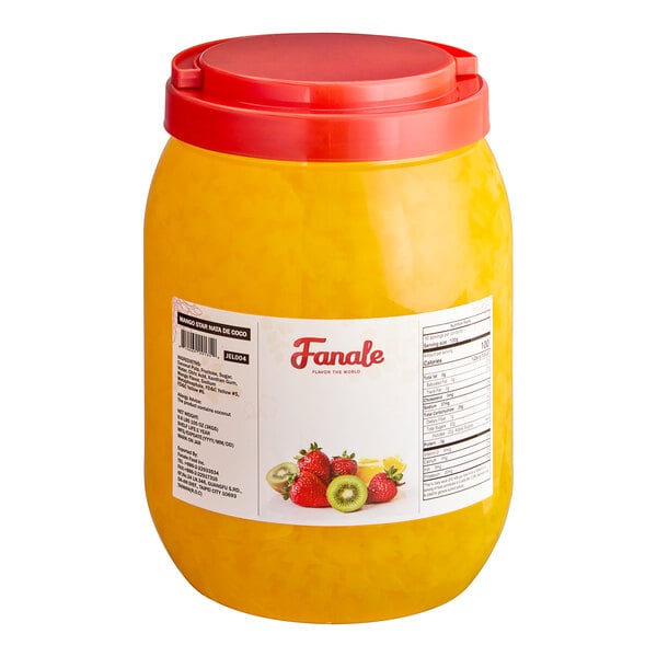 Fanale Mango Star-Shaped Jelly Topping 6.6 lb. - 4/Case