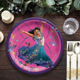 8 Count Encanto Mirabel Paper Dessert Plates 7" Themed Birthday Party Plates