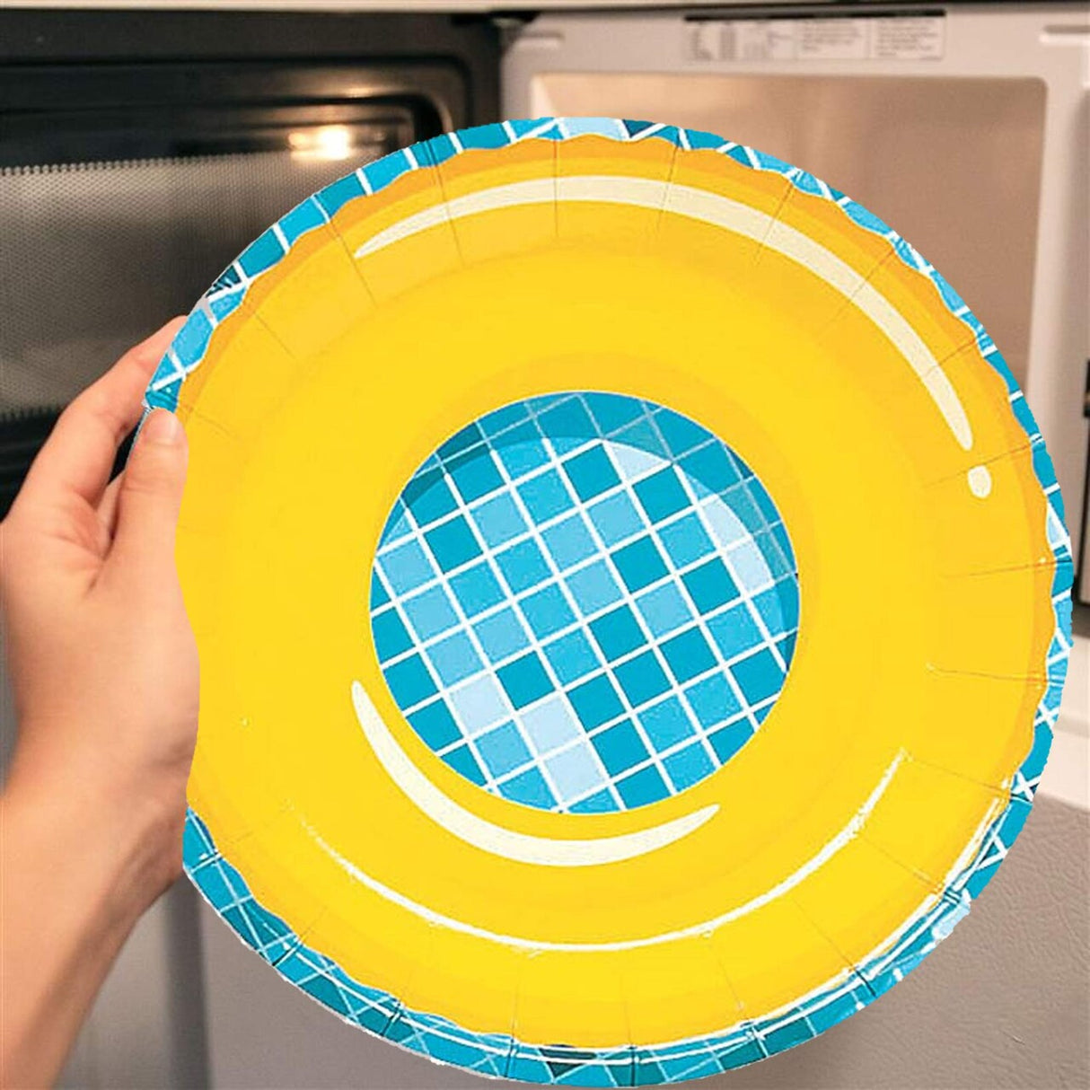 8 Ct Pool Party 7" Beach Ball Paper Dessert Plates,