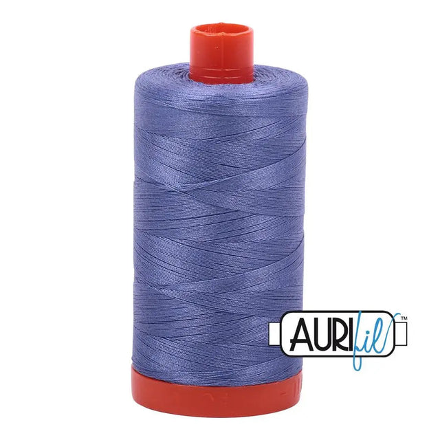 Cotton Thread 50wt Dusty Blue Violet Aurifil Large Spool