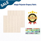 1 Yard Adagio Polyester Drapery Fabric