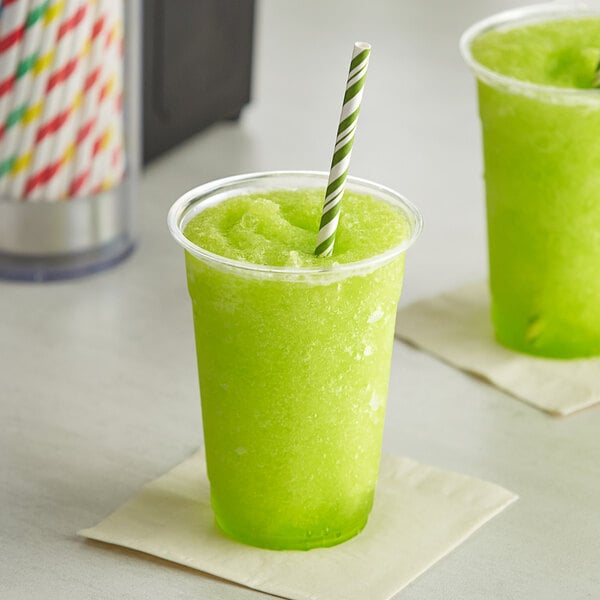 Original Slushie Company Sour Apple Carbonated Slushy 5:1 Concentrate 2.5 Gallon Bag In Box