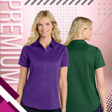 Port Authority® Short Sleeve SuperPro React Twill Women Shirt