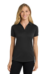 Port Authority® Women's Diamond Jacquard Polo Moisture Wicking Textured Office Shirt