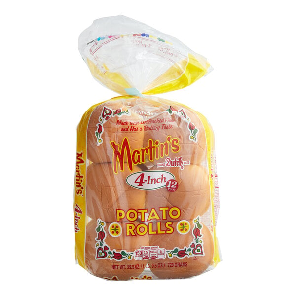 Martin's Famous Sandwich Potato Rolls 2.1 oz. - 60/Case