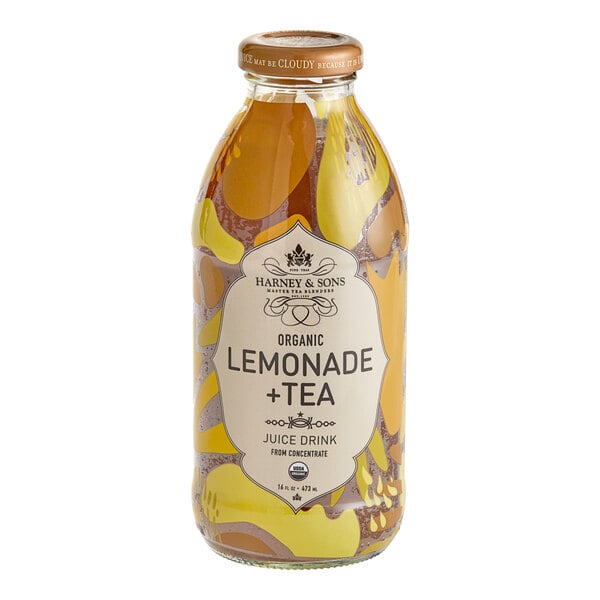Harvey & Sons Organic Lemonade and Tea Juice Drink 16 fl. oz. - 12/Case