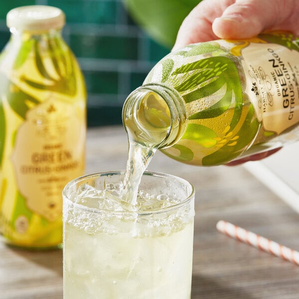 Harney & Sons Organic Citrus and Ginkgo Green Iced Tea 16 fl. oz. - 12/Case
