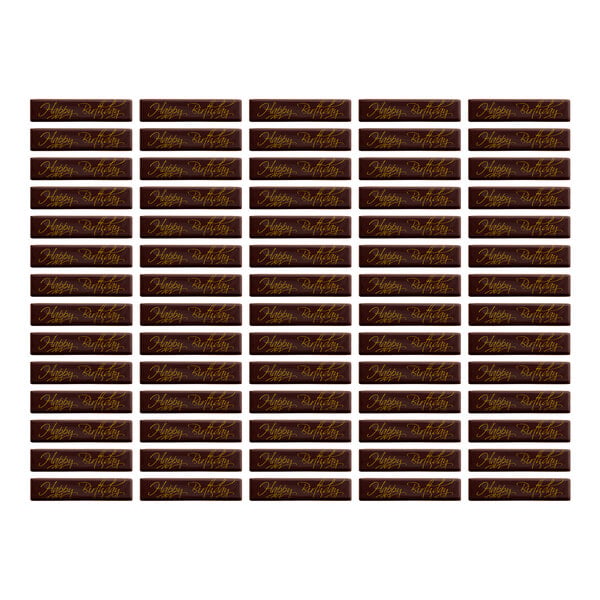 Chocolatree Happy Birthday Chocolate Decoration - 420/Case