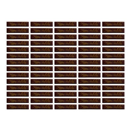 Chocolatree Happy Birthday Chocolate Decoration - 420/Case