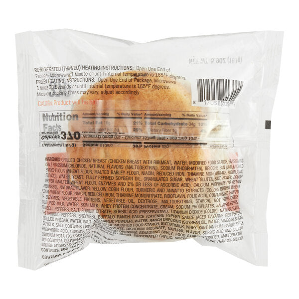 Grand Prairie Buffalo Chicken Sandwich 5.9 oz. - 16/Case