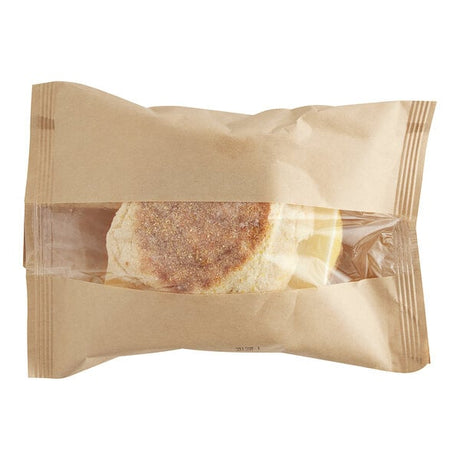 Grand Prairie Turkey Sausage, Egg, and Cheese Muffin Sandwich 5 oz. - 24/Case