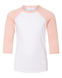 Bella + Canvas® Youth Three Quarter Sleeve Baseball Tee - 3200Y