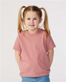 RADYAN® Toddler Fine Jersey Crewneck Short Sleeve Tee - 3321