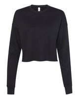 BELLA + CANVAS® Women's Crop Crew Fleece Lightweight Sweatshirt for Everyday Outfit