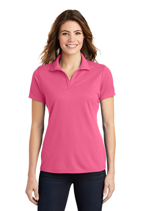 Sport-Tek® Women's Posi Charge Racer Collared Short Sleeve Mesh Polo
