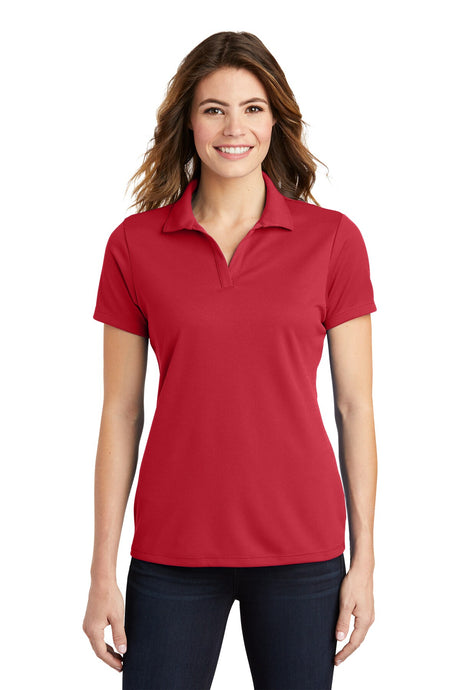 Sport-Tek® Women's Posi Charge Racer Collared Short Sleeve Mesh Polo