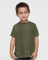 RADYAN® Toddler Fine Crewneck Short Sleeve Jersey Tee - 3321