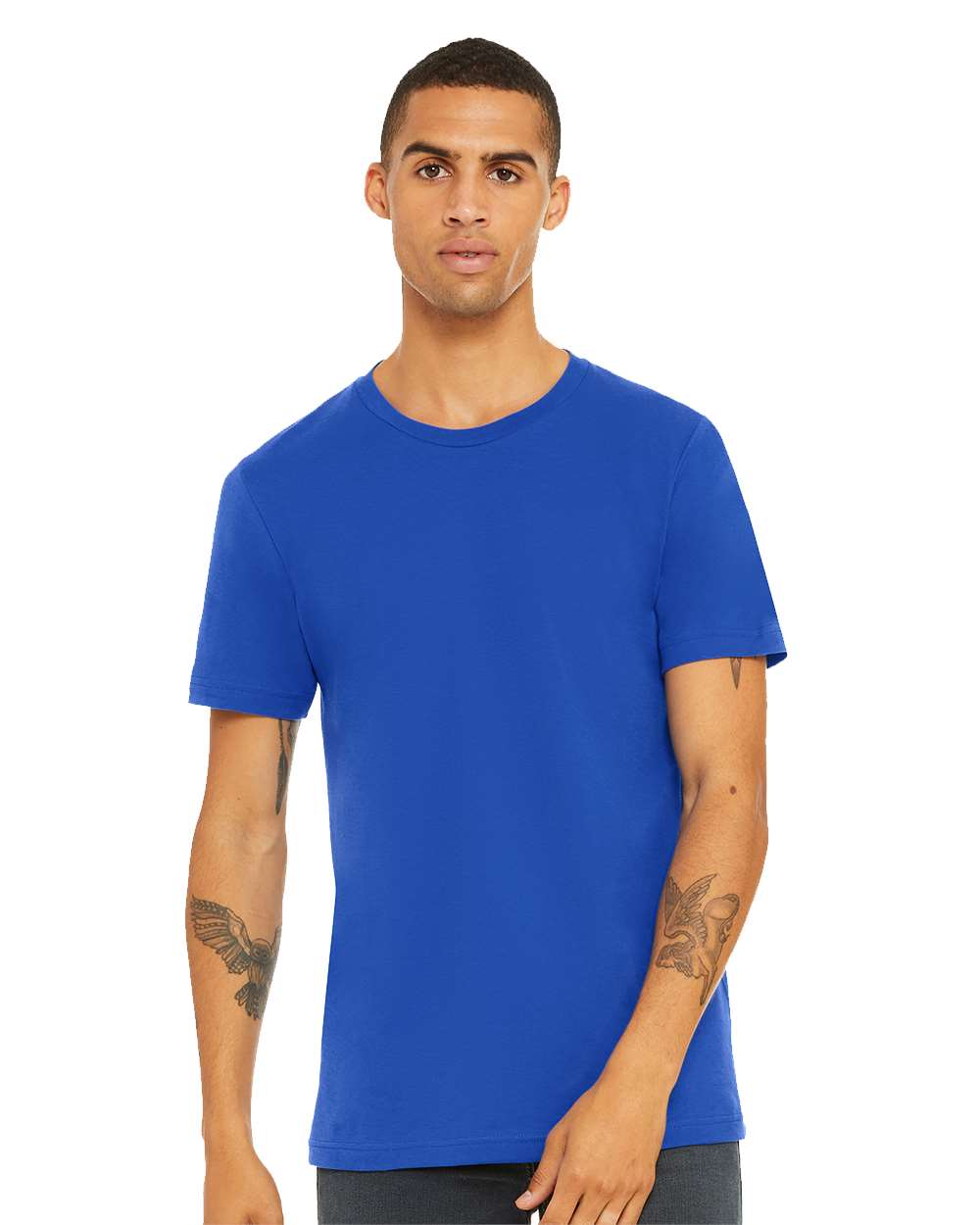 BELLA + CANVAS® Men’s Premium Jersey Crewneck Short Sleeve Tee for Everyday Wear