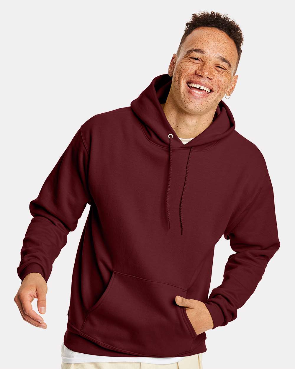 Hanes® Ecosmart Long Sleeve Hooded Sweatshirt