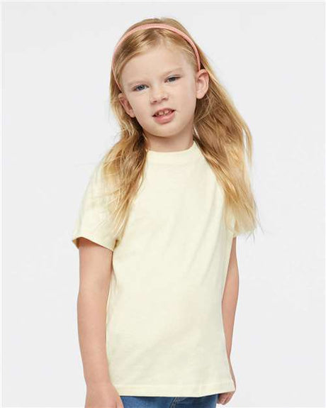 Rabbit Skins® Toddler Fine Jersey Crewneck Short Sleeve Tee - 3321