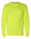 Gildan Ultra Cotton Pocket Long Sleeve Tee 2410